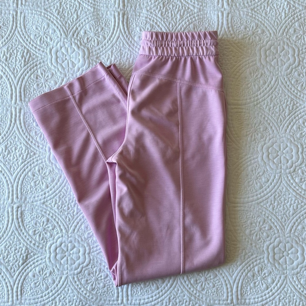lululemon softstreme high rise pant in pink frosting